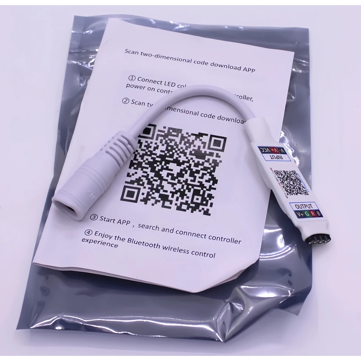 5–24 V DC Mini-Bluetooth-RGB-Musikcontroller mit APP – intelligenter LED-Farbwechsel-Controller für Streifenlichter