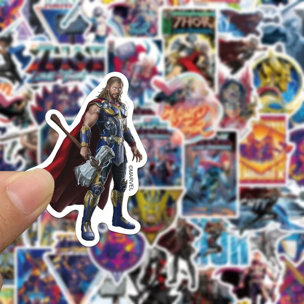 10/30/50pcs Cool Disney Marvel Avenger Thor Odinson Stickers Skateboard Motorcycle Laptop Car Cool Waterproof Sticker Kids Toys