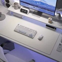 Portable Mouse pad large Gaming Waterproof Non-slip PU Leather Suede Desk Mat Computer Keyboard desk pad Mats white mousepad
