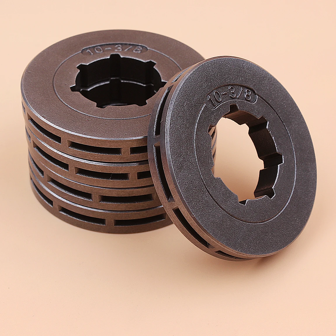 Jante de roda dentada 10t de passo de 3/8 polegadas para husqvarna 281 288 281xp 288xp 394 395 xp 394xp б osnrienла peças de reposição de motosserra