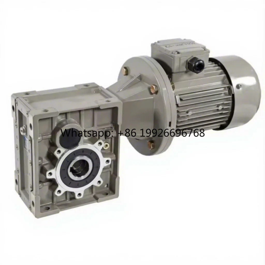 Industrial Hypoid Gearbox 100  Electric Servo Motor Aluminum Construction ODM ISO9001 Certified 500NM Torque 1 Year