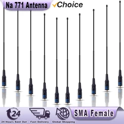 Na771 Antenna Nagoya High Gain Antenna VHF/UHF SMA Female For Quansheng UVK5 UVK58 UVK6 Baofeng DM-1701 Walkie Talkie Ham Radios