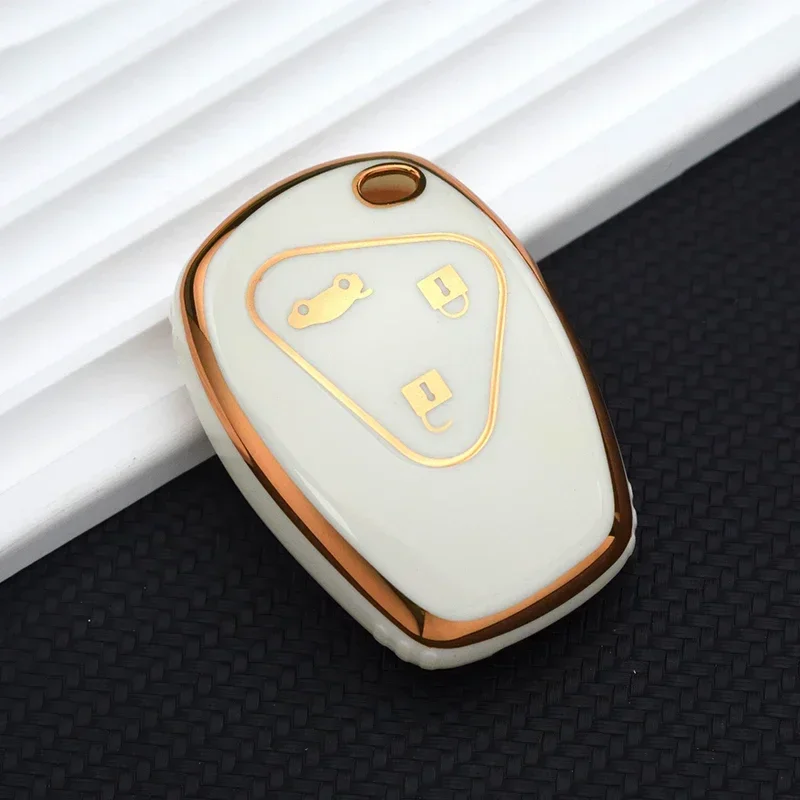 2/3 زر بولي TPU سيارة البعيد قذيفة فوب حامل لرينو كليو ترافيك توينغو كانجو ماستر مودوس داسيا داستر سانديرو مفتاح غطاء