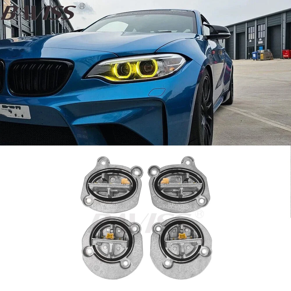 

Amber Purple Yellow Blue Red DRL Angel Eyes For 2014-2017 BMW 2 Series M2 F87 F22 F23 220i 228i M240i Xenon Headlight Daylight