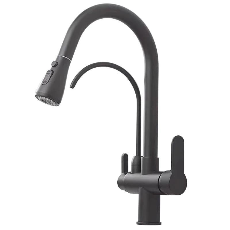 

Kitchenthree-in-onefaucet Withcold and Hot Wateruniversalpurifiedwaterfaucetsinkforwashingvegetablesanddishesmulti-functional