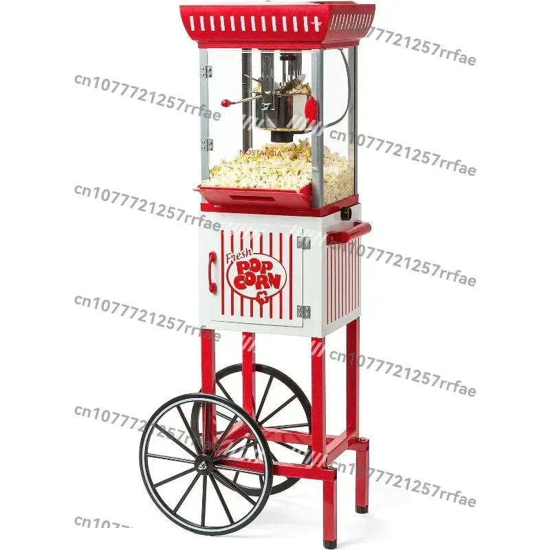 Machine - Professional Cart with 2.5 Oz Kettle Makes Up To 10 CupsNostalgia Popcorn Maker