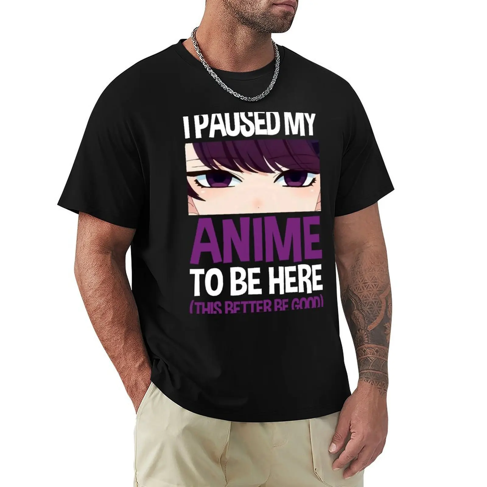 Komi San I paused my Anime to be here, this better be good Komi San Can't Communicate (Komi san wa Comyushou desu) T-Shirt