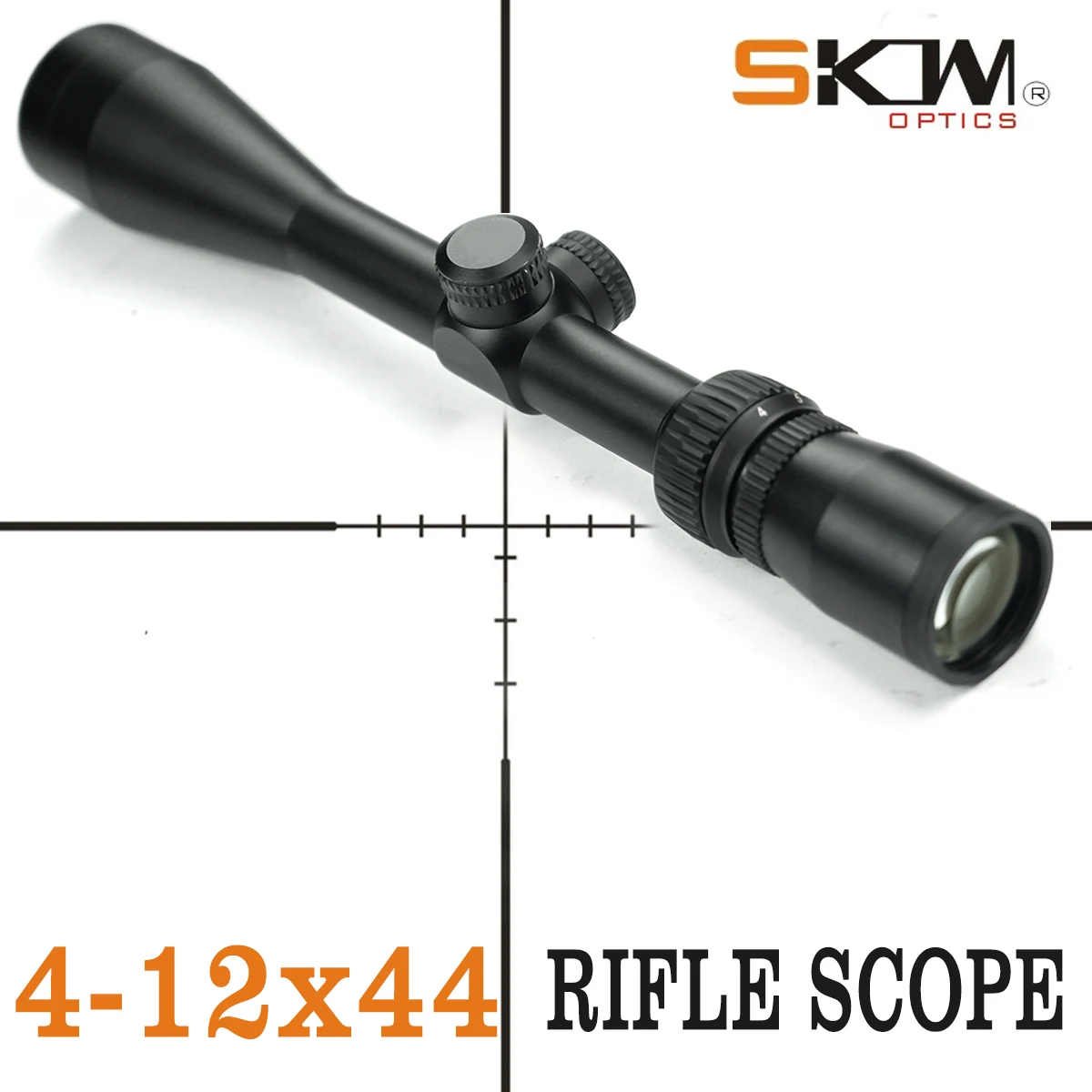 

Skwoptics Optics Scope Sight for Hunting, 4-12X44WA, 30mm Ring,