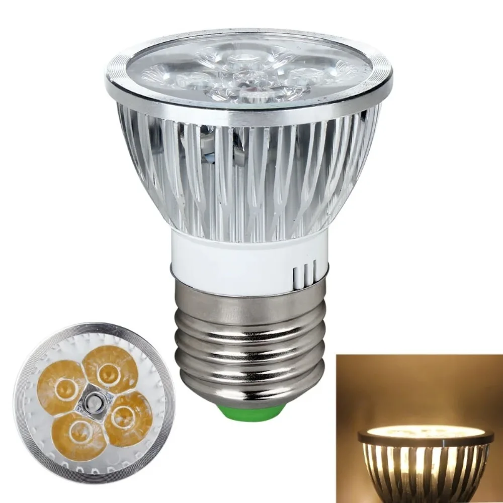 12W E27 LED Lamp Spotlight 85-265V Warm White LED Bulb luminum Alloy LED Lamp 45 Degree No UV Radiation No Flashing Shockproof