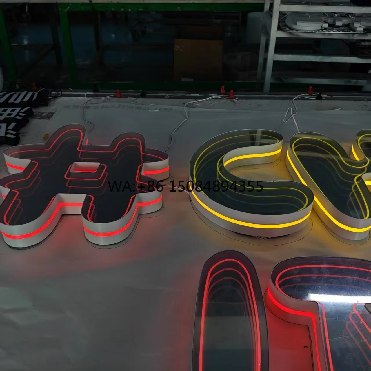 Customized Infinity Neon Sign LED 3D Art Thousand Layer Endless Mirror for Office or Retail Shop