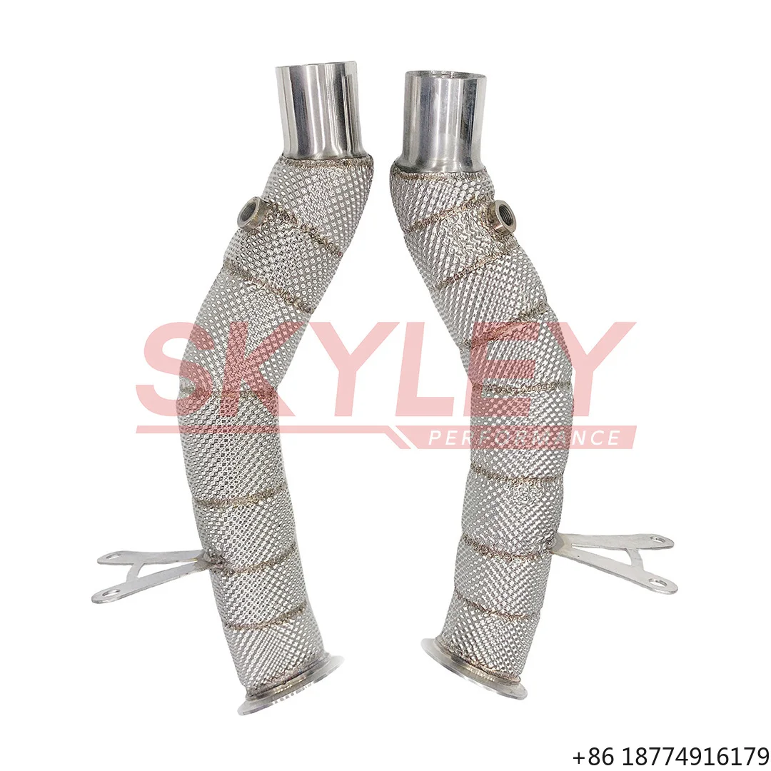 

High Performance Heat Shield Exhaust Downpipe for 458 Italia Spider Speciale Downpipes