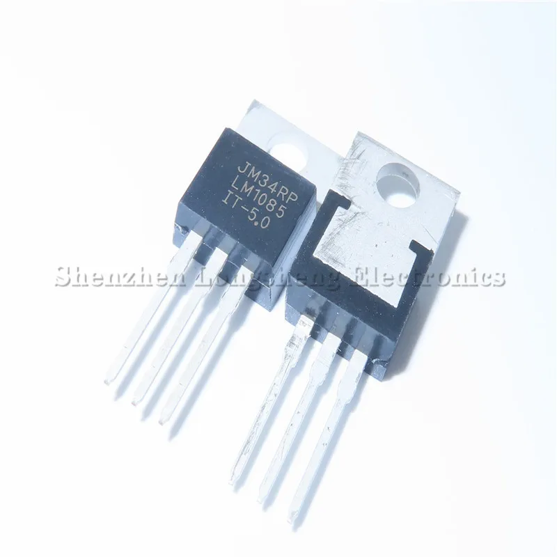 10PCS/LOT LM1085IT-5.0 LM1085 TO-220 5V Voltage Regulator In Stock