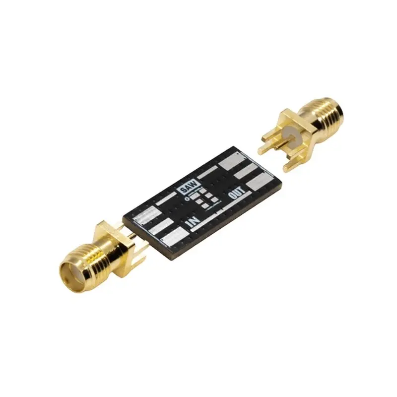 【QUALITÉ STABLE】Carte de test de filtre SAW vide à broche positive, filtre de compteur acoustique passe-bande SMD sur PCB, petit format pour carte RF