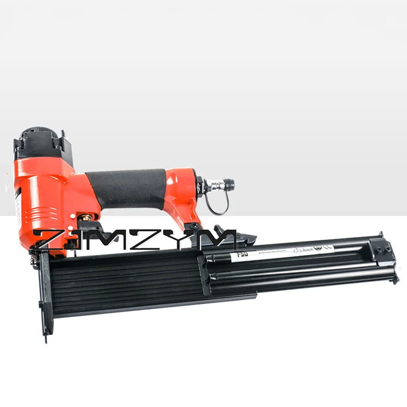 Imagem -05 - Pistola Pneumática de Unhas Reta F50 Alimentada por ar Grampeador de Móveis Graxa Gun1050 mm Carpintaria Quadro sem Fio Ferramentas de Arma
