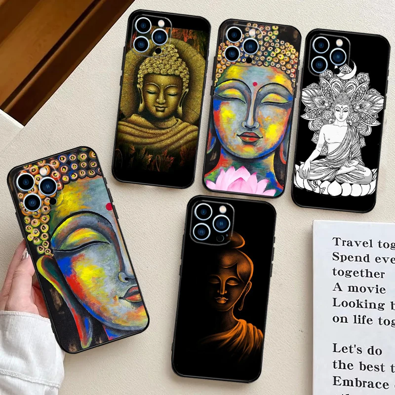 Funda de teléfono Gautama Buddha para OPPO Reno 14 12 11 13 F 10 Pro 8T 8 Lite OPPO Find X9 X8 X6 X5 Pro contraportada