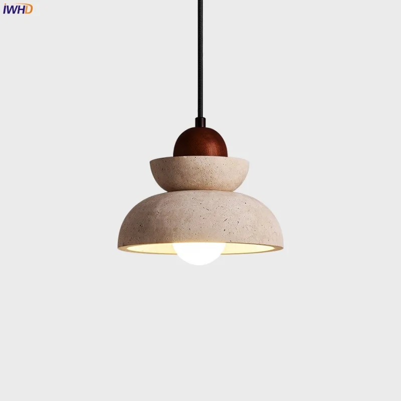 

IWHD Loft Decor LED Pendant Lights Kitchen Island Bedroom Dining Room Table Light Design Vintage Hanging Light Lighting Lamparas