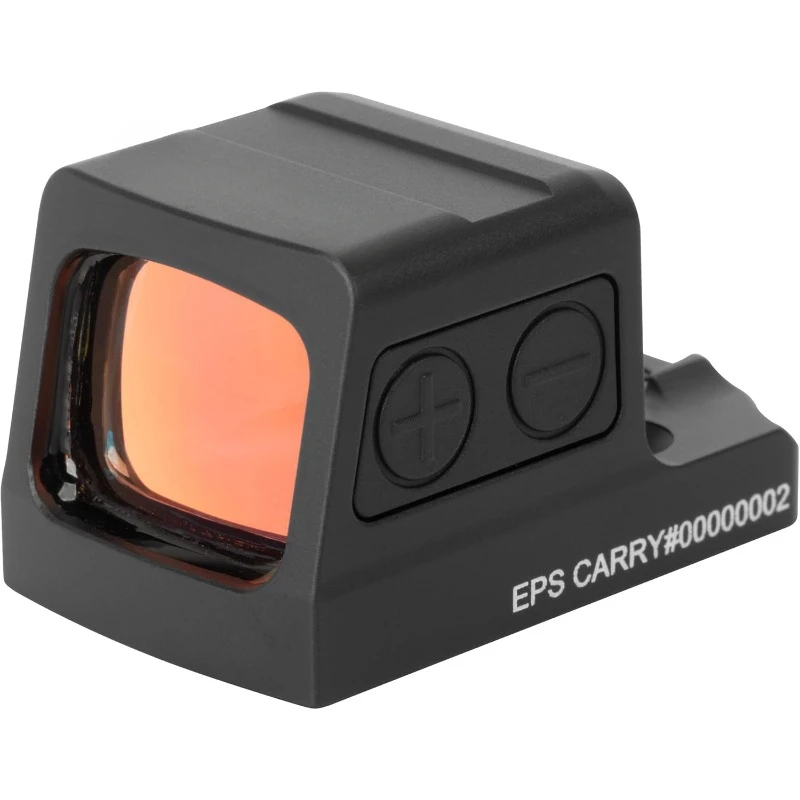 EPS Carry Red 6 MOA Dot Reflex Pistol Sight - Handguns with 12 Brightness Settings & RMSc-to-K Footprint Adapter Plate