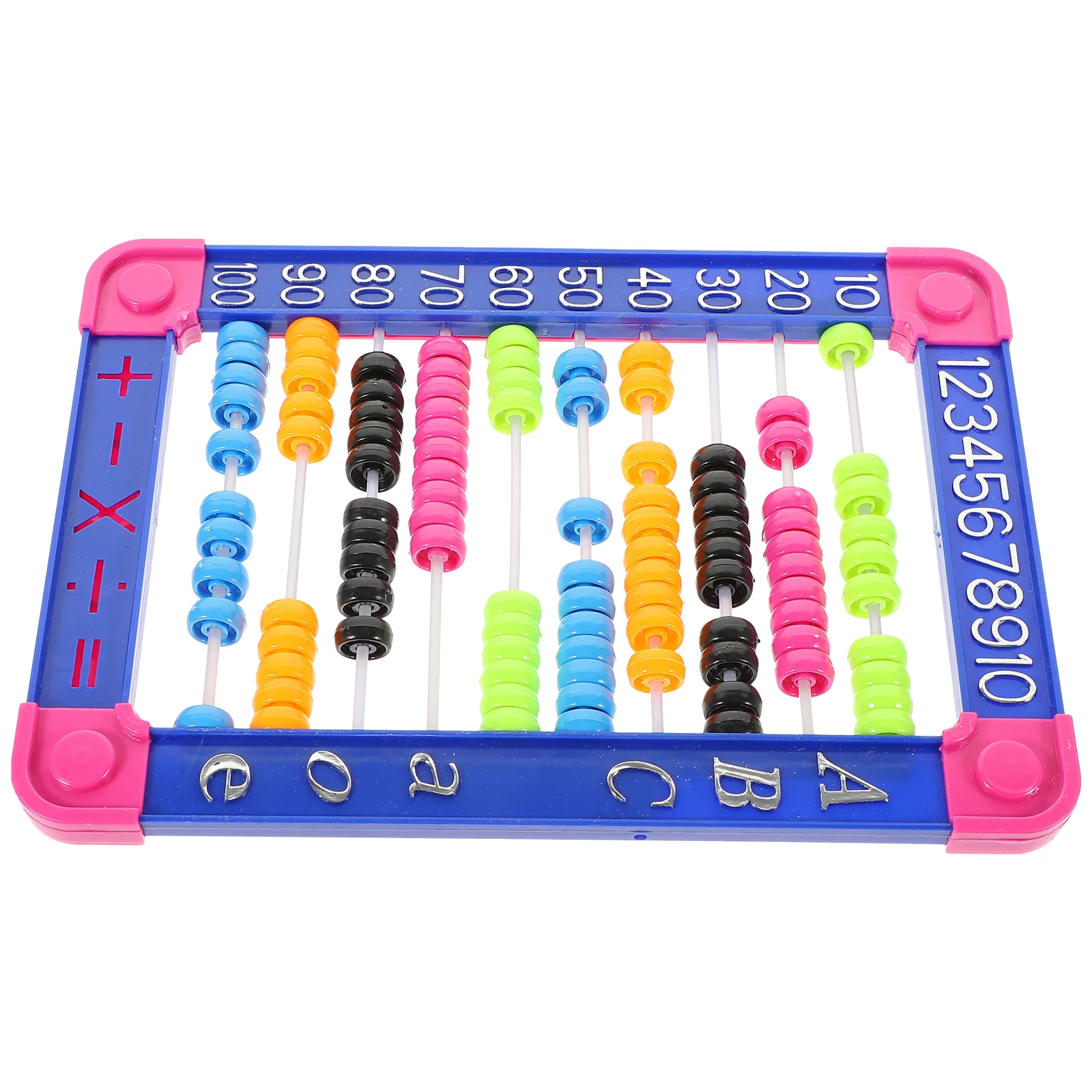 1pc 플라스틱 주판 장난감 어린이 교육 장난감 수학 학습 장난감 어린이 유치원 아기 구슬 계산 두뇌 개발