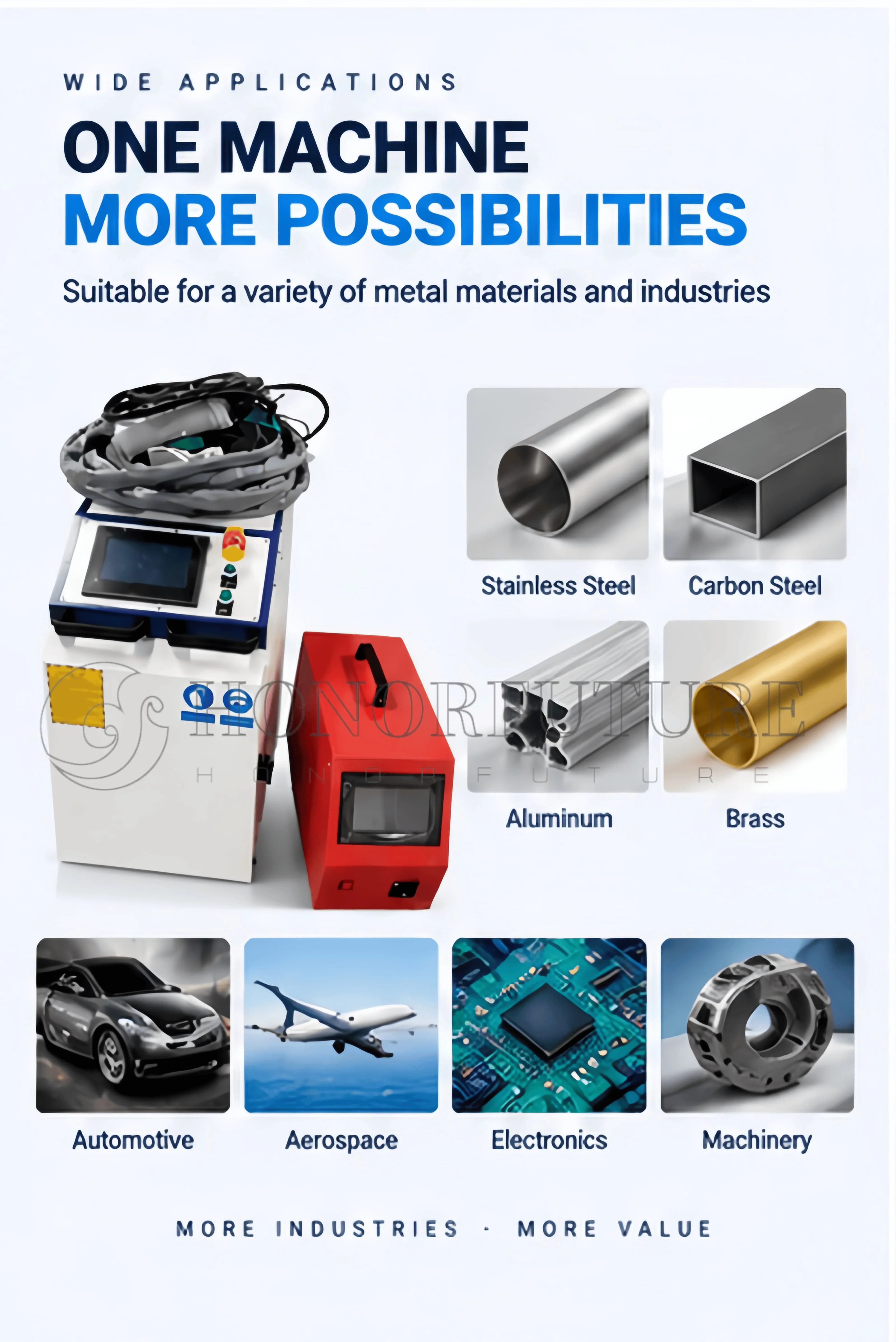 4 in 1 Portable Fiber Laser Ma - огляд і ціна Fiber Laser Cleaning Machine 1000W