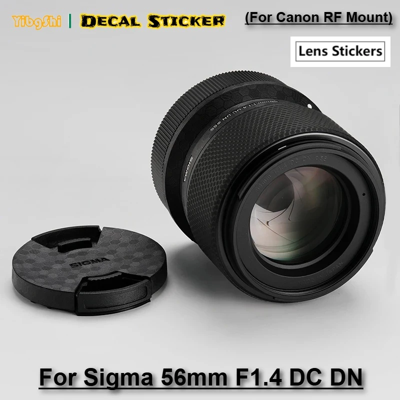 

Для Sigma 56 мм F1.4 DC DN наклейка виниловая пленка для объектива камеры защитная наклейка для корпуса Canon RF Mount 56 1.4 F/1.4