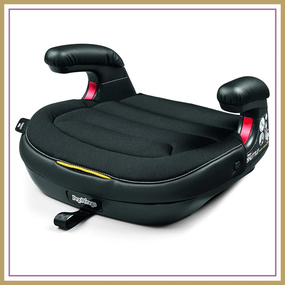 

Booster Car Seat for Children 40-120 lbs, Height up to 63 inches, Breathable Microfiber Fabric, Cup Holder Included, Black