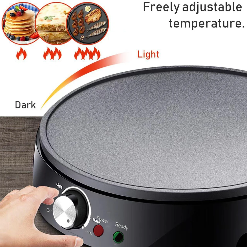 

Электрическая блинница WHDPETS, 110 В/220 В, многофункциональная блинница с пружинным рулетом, антипригарная кухонная техника для выпечки