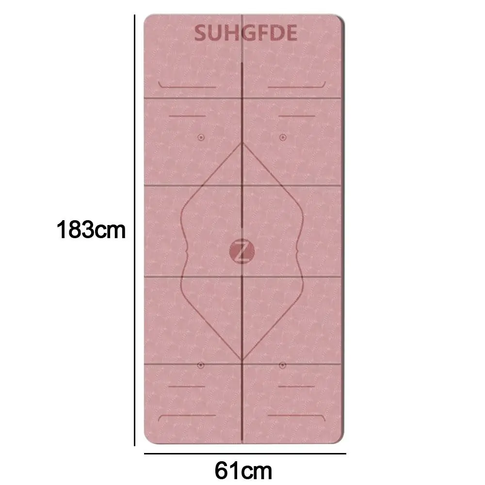 المحمولة TPE اليوغا الحصير 4 مللي متر سميكة صديقة للبيئة بساط جمباز عدم الانزلاق طوي بيلاتيس بساط جمباز معدات رياضية للصالة الرياضية