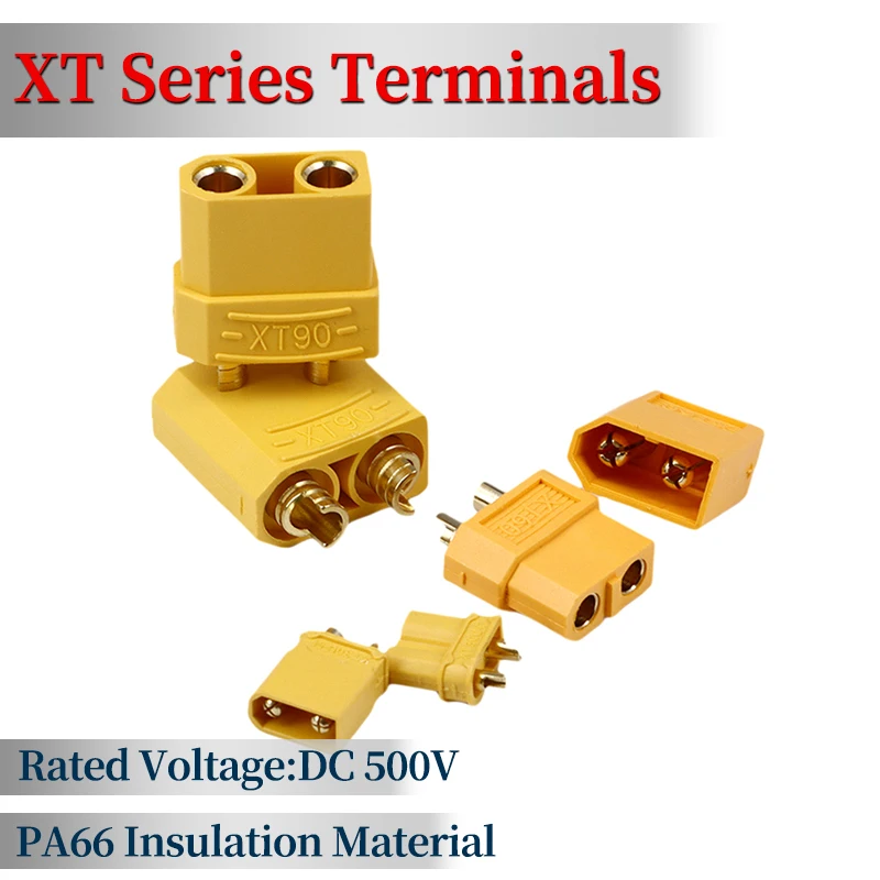 XT30U XT60 XT90 Male Female Bullet Connectors Plug Bullet Welding Terminal Suit for RC Lithium Polymer Battery Model Accessories