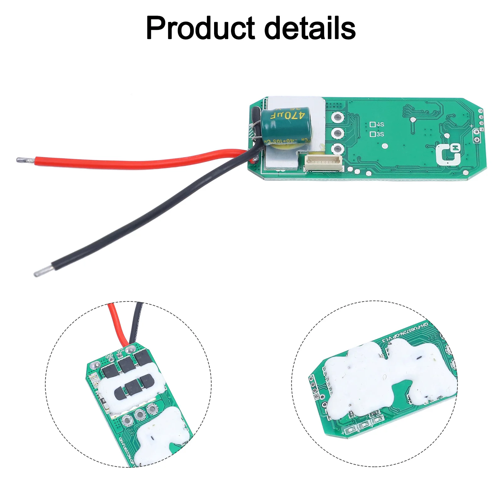 

DIY Projects 68*26mm 2.68*1.02 In Brushless Electric Drill Electric Drill Parts Compact Size Easy Installation