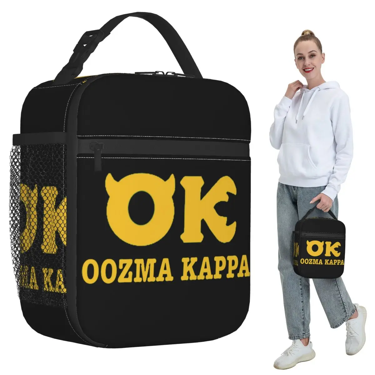 Термосумка для обедов Squishy Oozma Kappa OK для детей, школьная термосумка-холодильник, портативный контейнер для еды