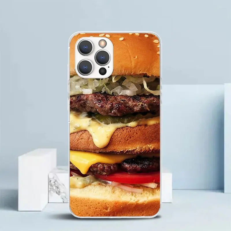 Food Fries Beer Cheese Sushi Cookie Phone Case For IPhone 16 17 17E 16E 15 14 Plus 13 Mini 12 11 Pro Max 7 8 + SE 2020 Air Soft