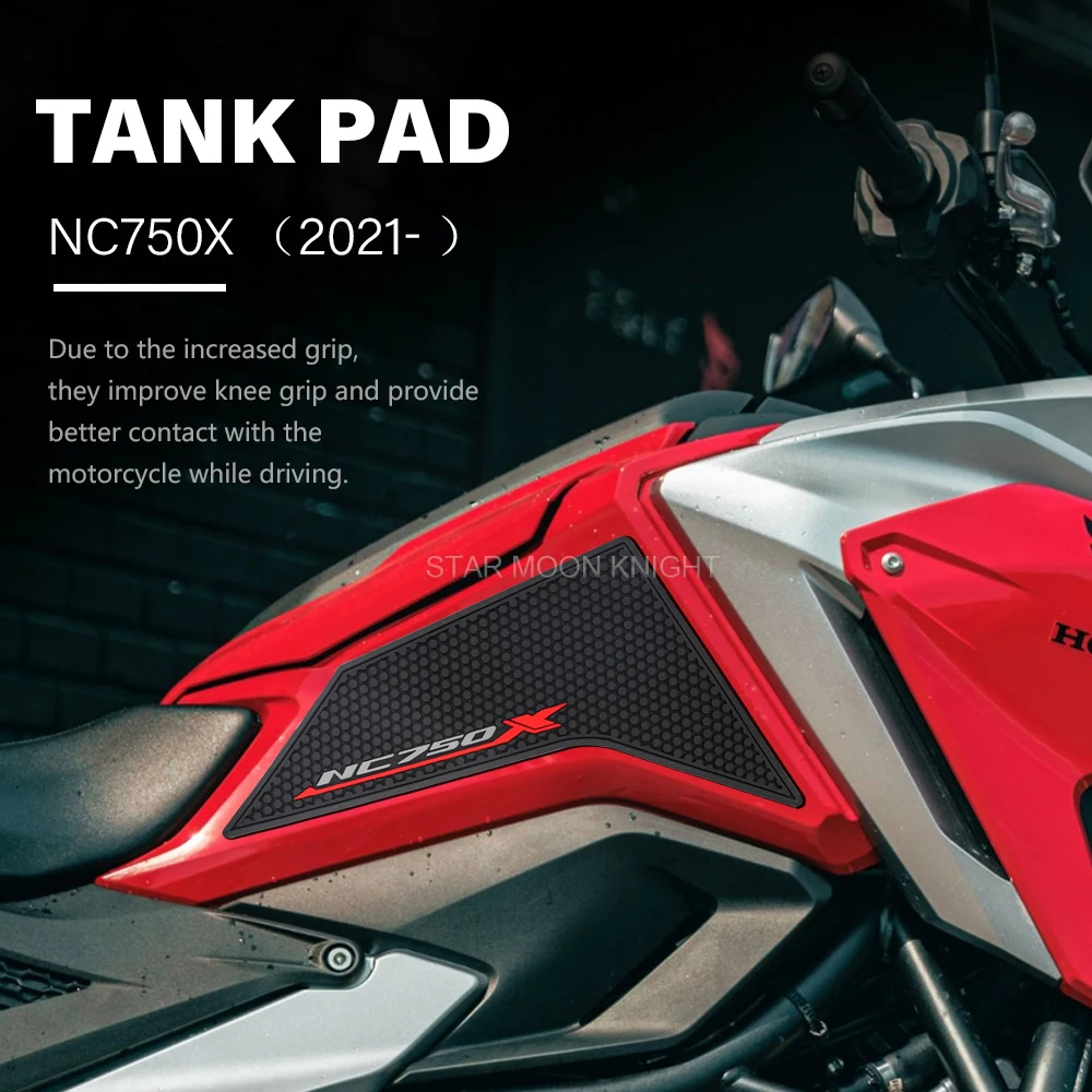 

For HONDA NC750X NC 750 X 2021 2022 - Anti-slip Side Fuel Tank Pad Protector Stickers Decal Gas Knee Grip Traction Pad Tankpad