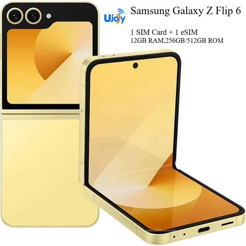 Foldable Phone Samsung Galaxy Z Flip 6 5G 8GB RAM + 256GB ROM Dual SIM
