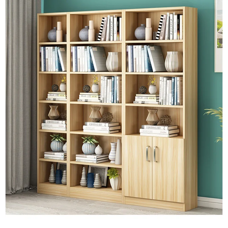 

Bookcase floor-to-ceiling simple modern combination lattice display locker bay window cabinet