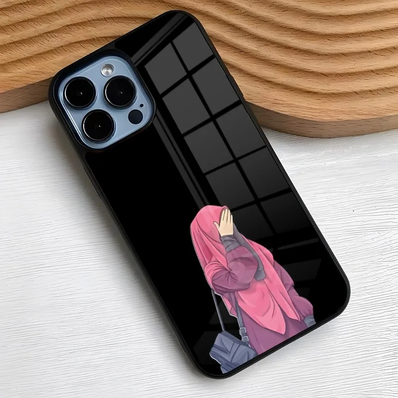 Muslim Islamic Arabic Hijab Face Gril Eyes Koran Phone Case For SAMSUNG S22 S20 ULTRA S21 S30 23 Note5 7 8 9 10 S10E Lite PC+TPU