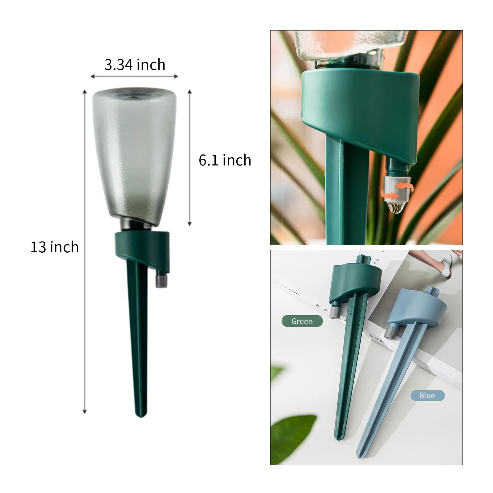 Automatic Waterer Household Drip Irrigation Flower Waterer Dripper Garden Self Watering Pot For Plants Flowers