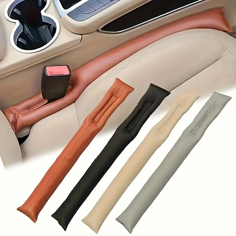 1pc Advanced synthetic leather car seat gap filling material enhances comfort and style, interior accessories