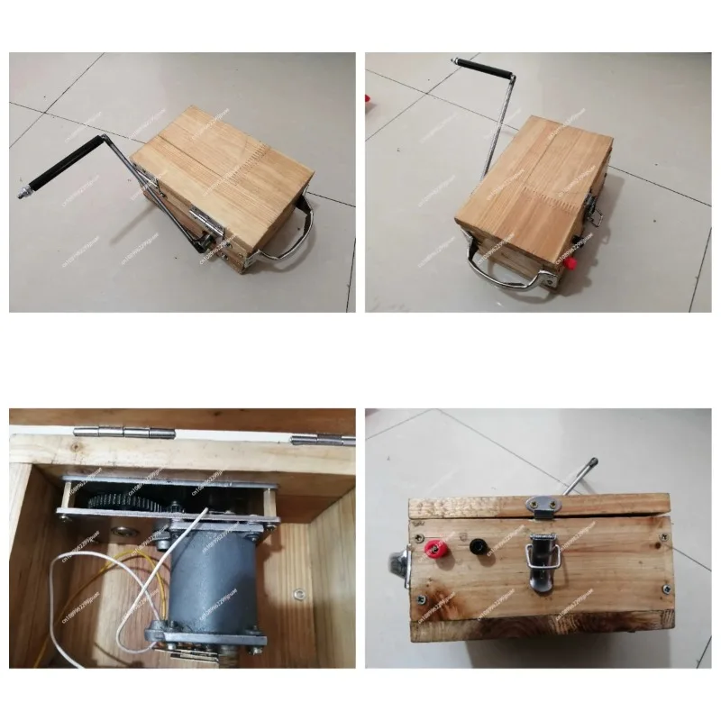 Manual Power Generator Gear Box 220V 250V Customizable Speed Reducer For Magnetic Hand Crank Generator