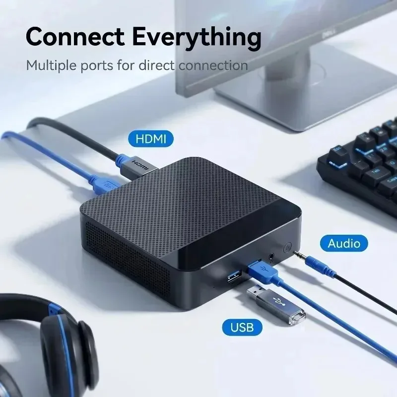 New Intel Core i9 10980HK Mini PC Gaming 16GB RAM 1TB 2TB SSD Portable Computer BT5.2 WiFi6 Office Gamer PC Slim Pro 2026 New
