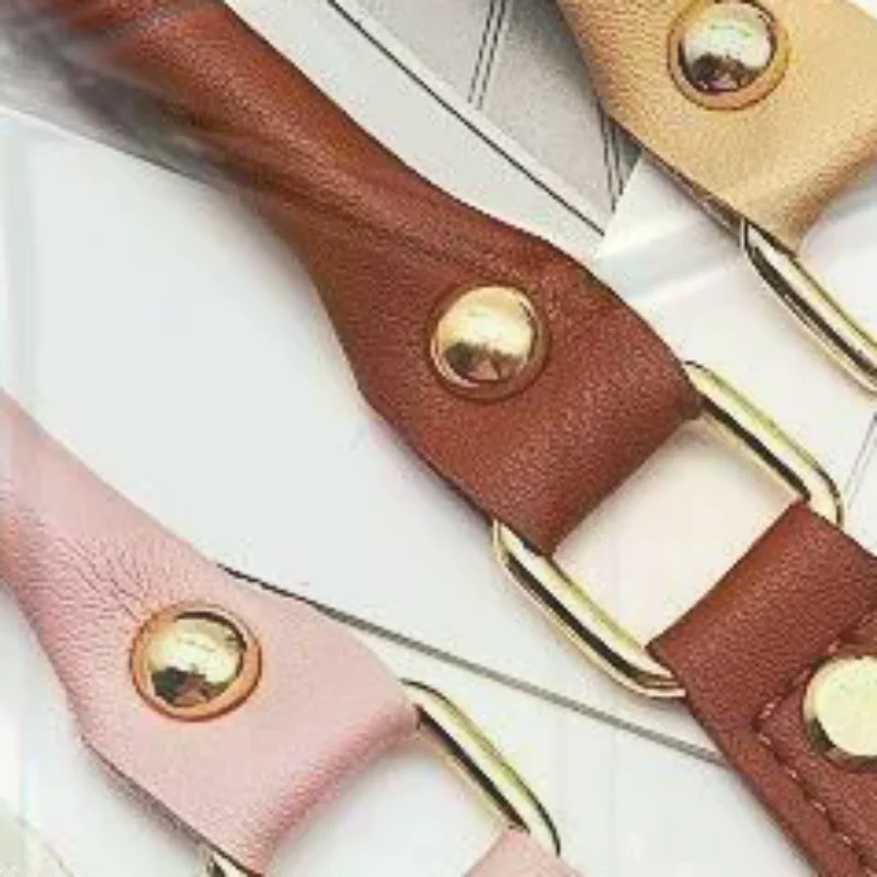 44cm Shoulder Bag Straps Bag Handles DIY Replacement Women Purse Crossbody Handbag Pu Leather Handle Belts Strap Bag Accessorie