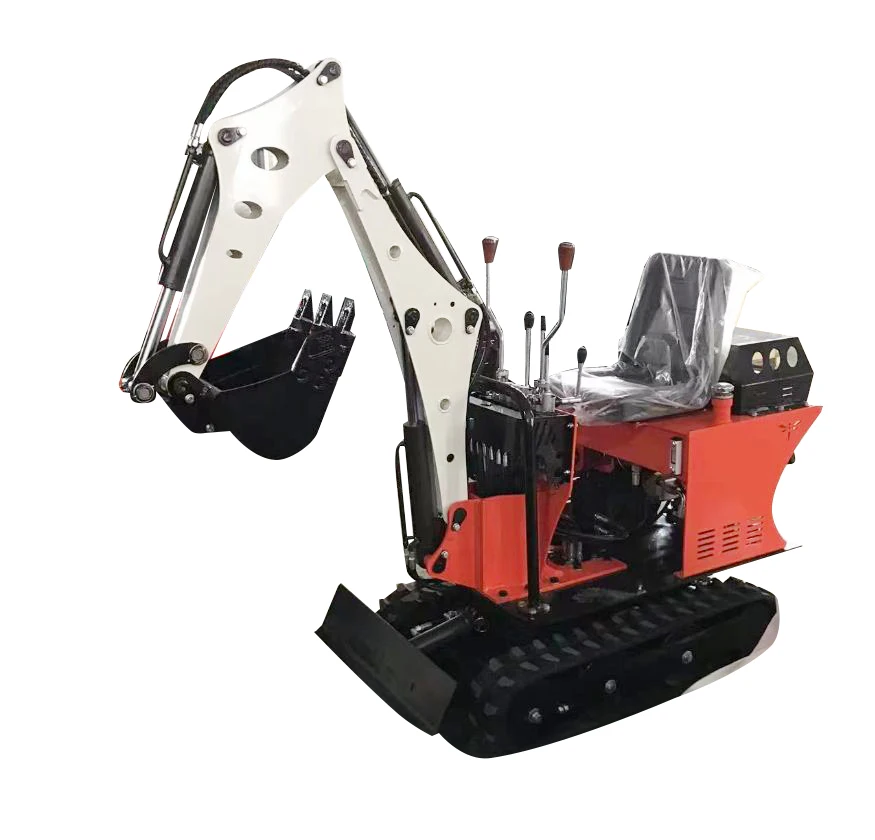 Customized Machine shop 0.8 Ton Excavator OKW-08 China Cheap Mini Crawler Hydraulic Digger Mini Digger For Sale Color