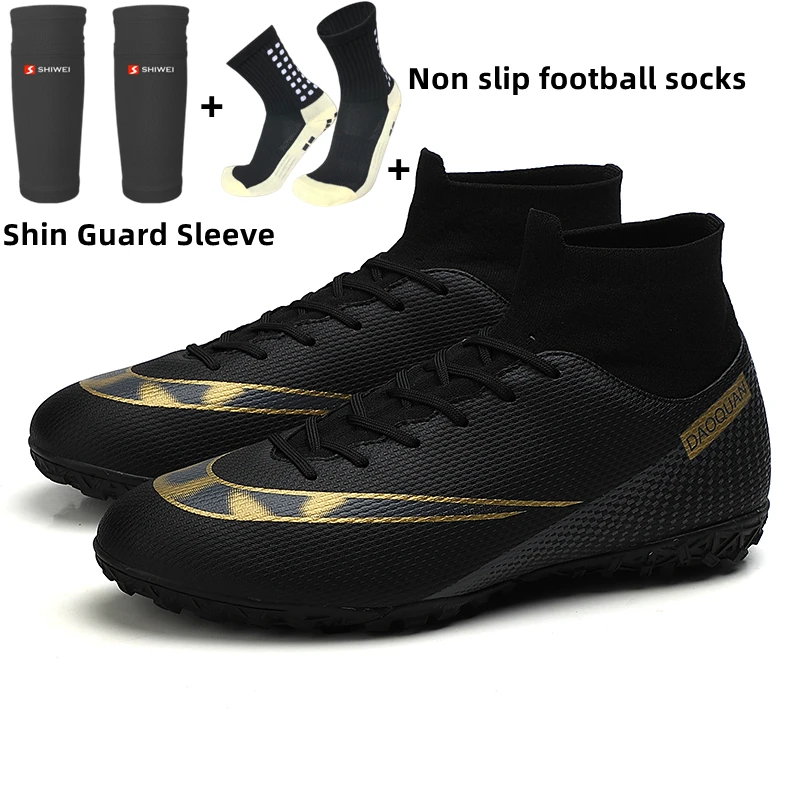 ALIUPS  High Ankle Soccer Shoes AG/TF Football Boots Kids Boys Ultralight Soccer Cleats Sneakers  botas de futbol