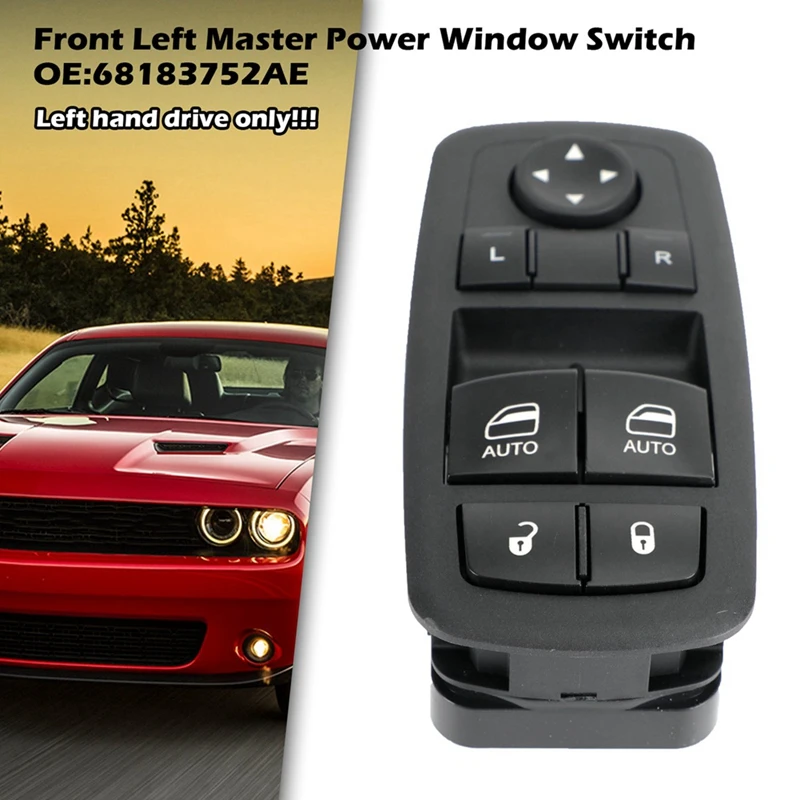 

68183752AE Car Power Window Lifter Switch Regulator Button For Dodge Challenger 2015 2016 2017 Parts Car Accessories 1 PCS