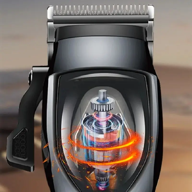 آلة تشذيب الشعر من كيمي قابلة لإعادة الشحن ، آلة قص الشعر ، ماكينة حلاقة احترافية ، استخدام الحلاق ، دورة في الدقيقة ،