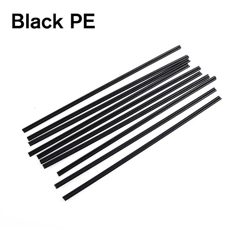 10Pcs/set 20cm White/Gray/Black Welding Rod PP/PVC/PE Stick Plastic Welder Gun Bumper Repair Supply