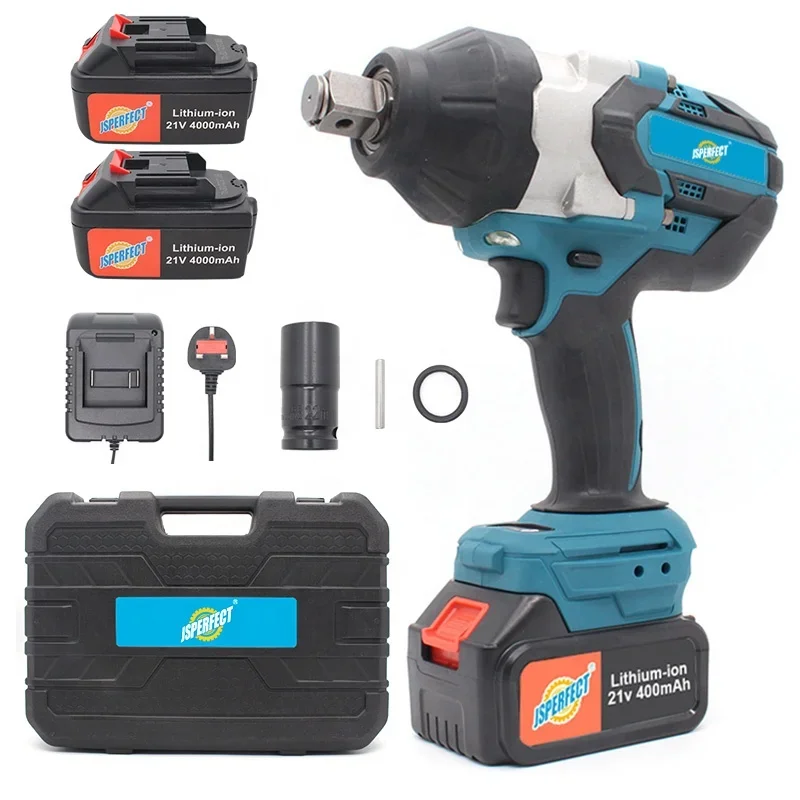 

JSPERFECT impact wrench cordless set adjustable torque battery and charger tool