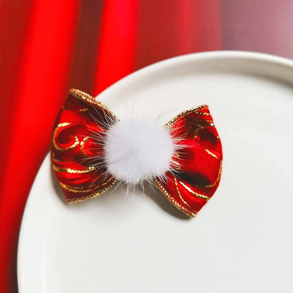 

Barrettes Hair Accessories Headdress Hair Grip Bow Hair Hoop Chinese Hair Clips Chinese New Year Hairpins Hair Rope