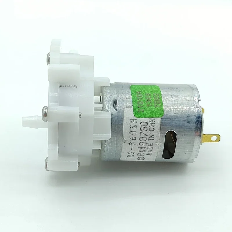 DC 3V 5V 6V Small Mabuchi RS-360SH Motor Gear Pump Self-priming Water Oil Pump Spray Pumping Motor DIY Hydraulic Toy Model