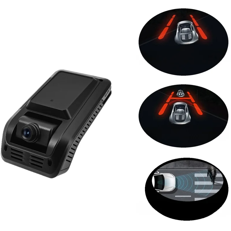 For Whole set 4G ADAS Dual Lens Dash Cam with HUD Head up display speedometer