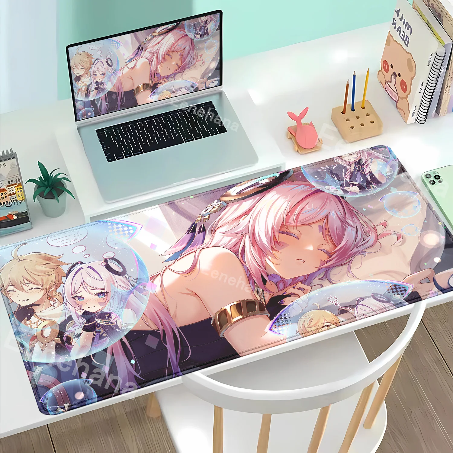 

Genshin Impact Citlali Anime Sexy Girl Mouse Pad Keyboard Office accessories Large Pc Extended Mousepad Rubber Non-Slip Desk Mat